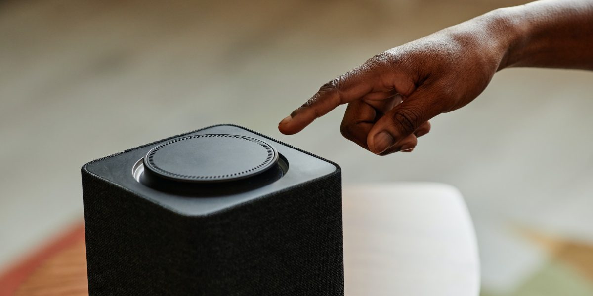 Smart Speaker Close Up